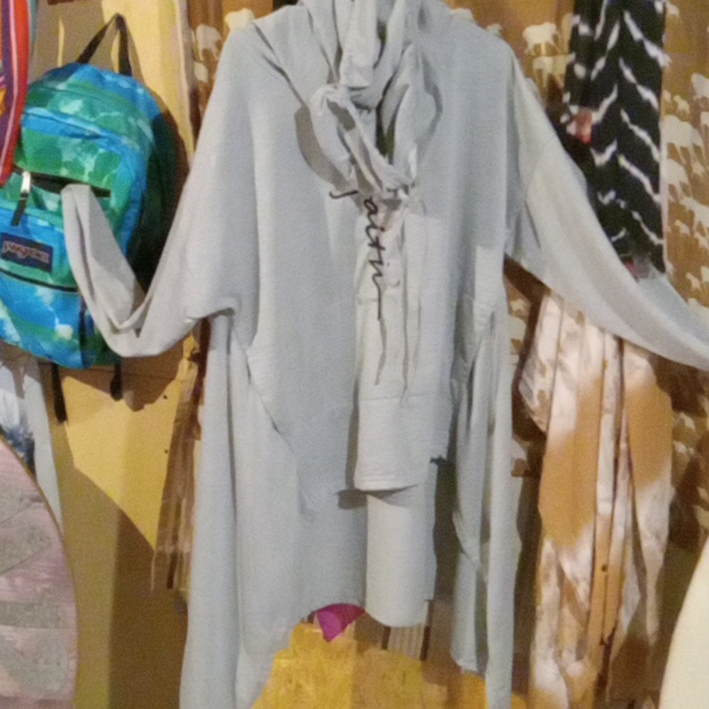 Unique Oversized Shirt/Dress- FAITH/LG